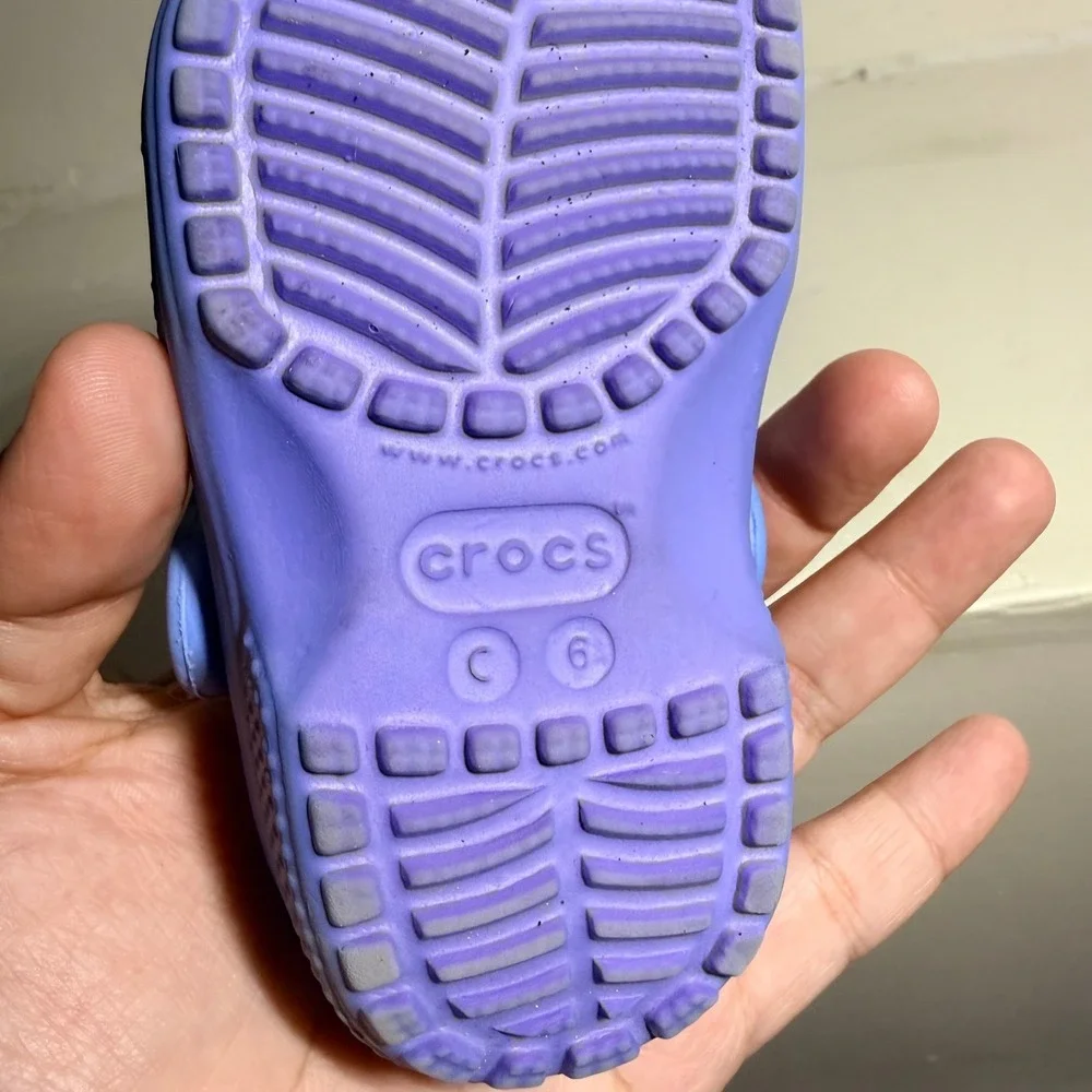 Crocs Clogs Classic Slip On Purple Kids Size C6